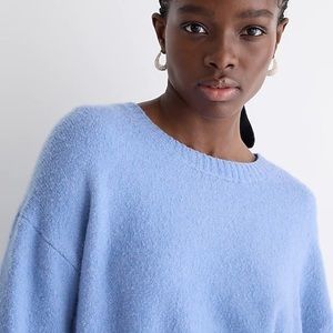 SOLD - JCrew Oversized Blue Crewneck Sweater